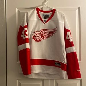 Helm red wings jersey